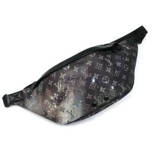 LOUIS VUITTON Monogram Galaxy Discovery Bum Bag, Black, M44444, Men's